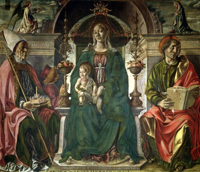 The Virgin and Saints by Francesco del Cossa